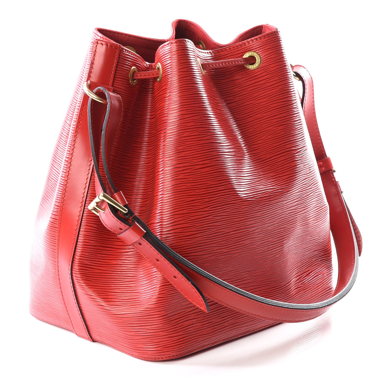 Louis Vuitton Epi Petit Noe Castillan Red 2 of 9