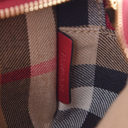 Burberry Soft Grain Calfskin Small Buckle Zip Bag Parade Red 8 of 12