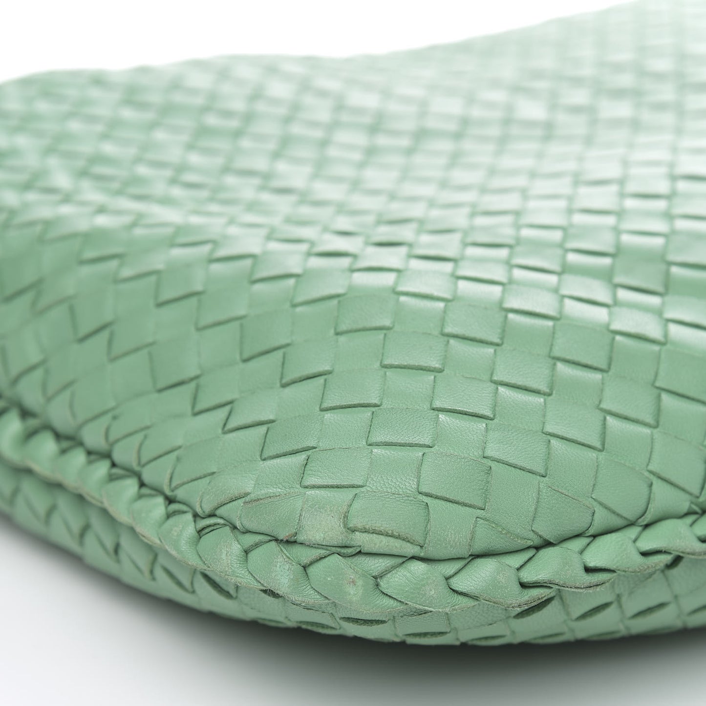 Nappa Intrecciato Large Veneta Hobo Mint Green