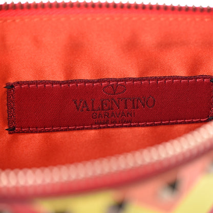 Valentino Garavani Vitello 1973 Medium Rockstud Zip Pouch Multicolor 6 of 6