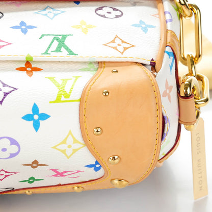 Louis Vuitton Monogram Multicolor Beverly MM White 9 of 10