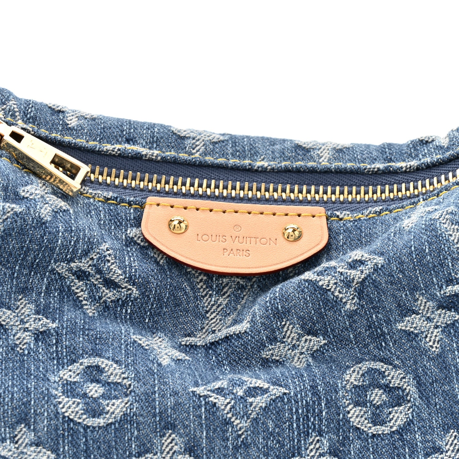 Louis Vuitton Monogram Denim Hills Pochette Blue 7 of 9