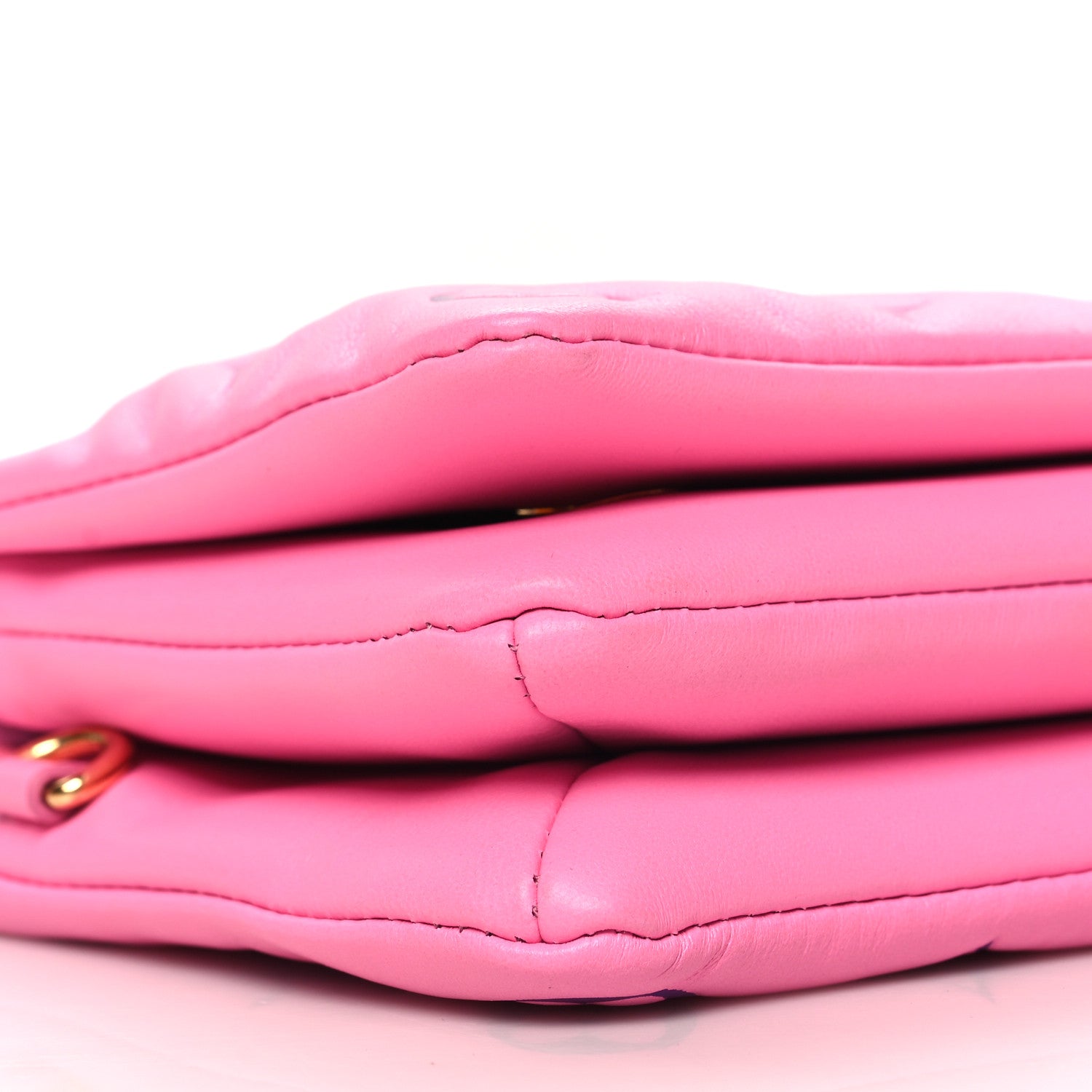 Louis Vuitton Lambskin Embossed Monogram Vuittamins Pochette Coussin Rose Violet 9 of 11