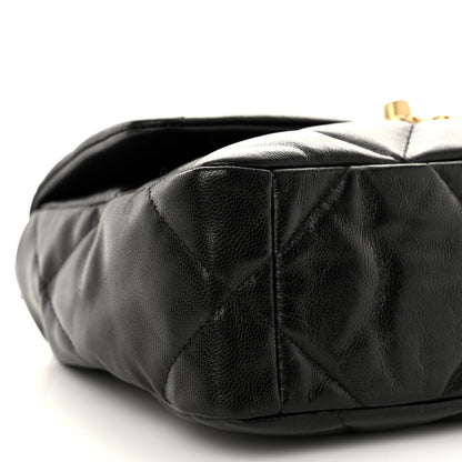 Chanel Goatskin Quilted Medium Chanel 19 Flap Black 9 of 11