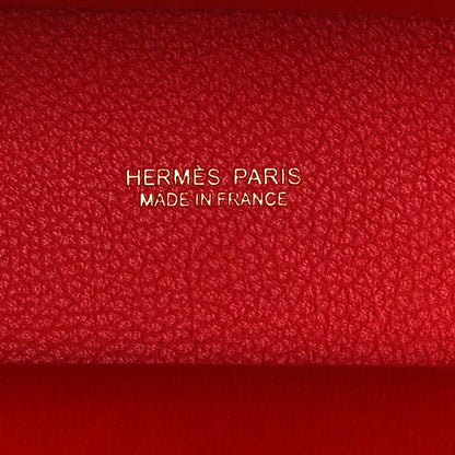 Hermes Evercolor Kelly Danse II Belt Bag Rouge De Coeur 5 of 8