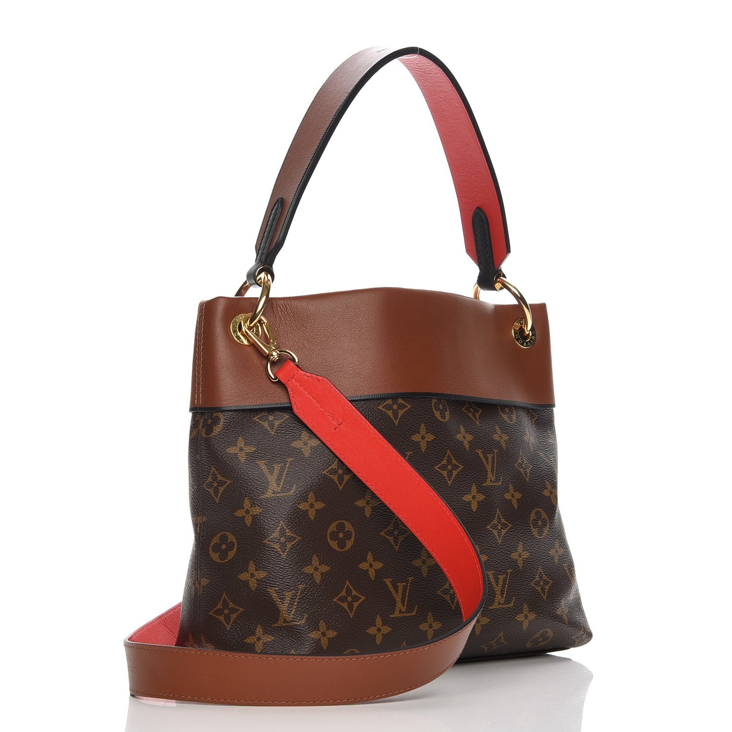 Monogram Tuileries Besace Caramel Rouge