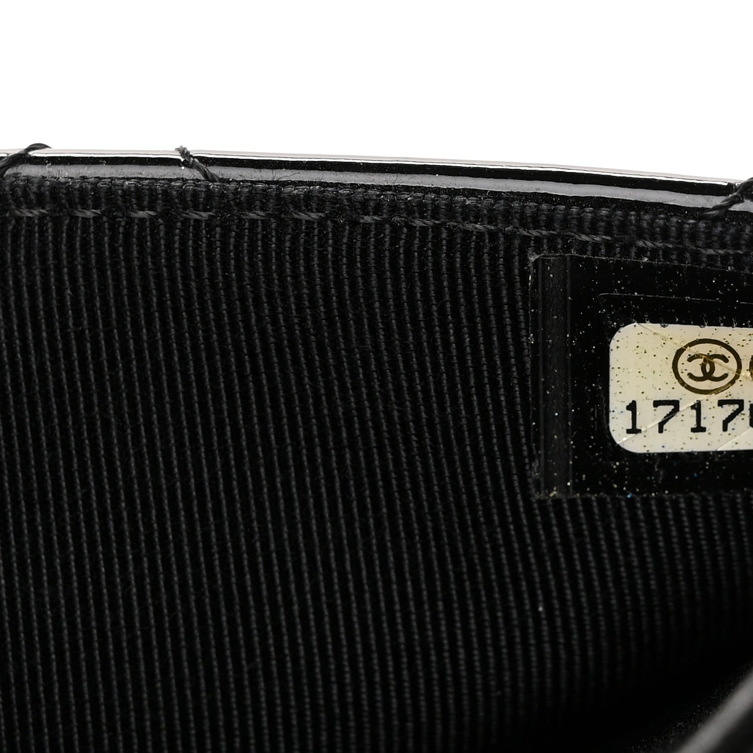 Chanel Patent Quilted Wallet On Chain WOC Black 7 of 10