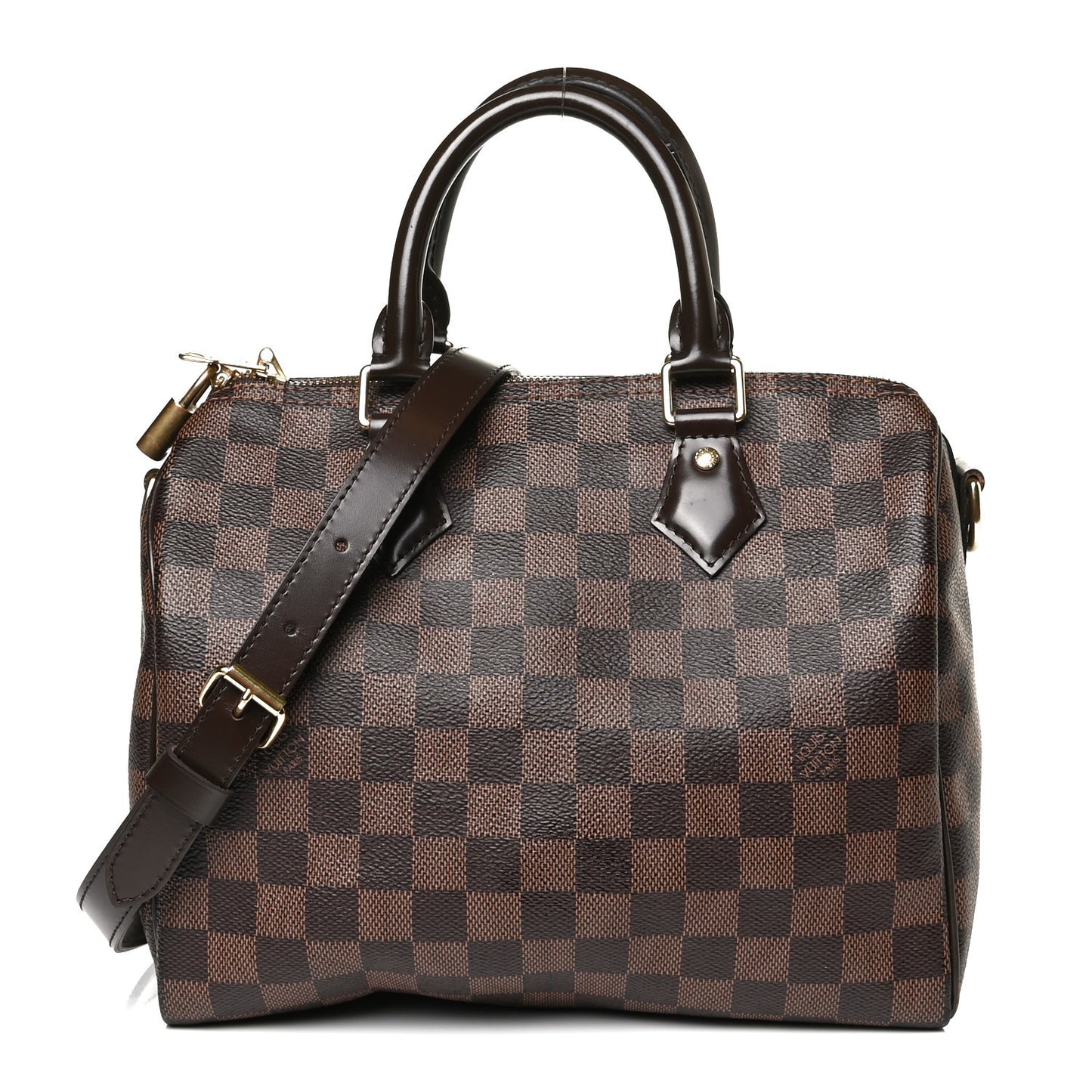 Damier Ebene Speedy Bandouliere 25