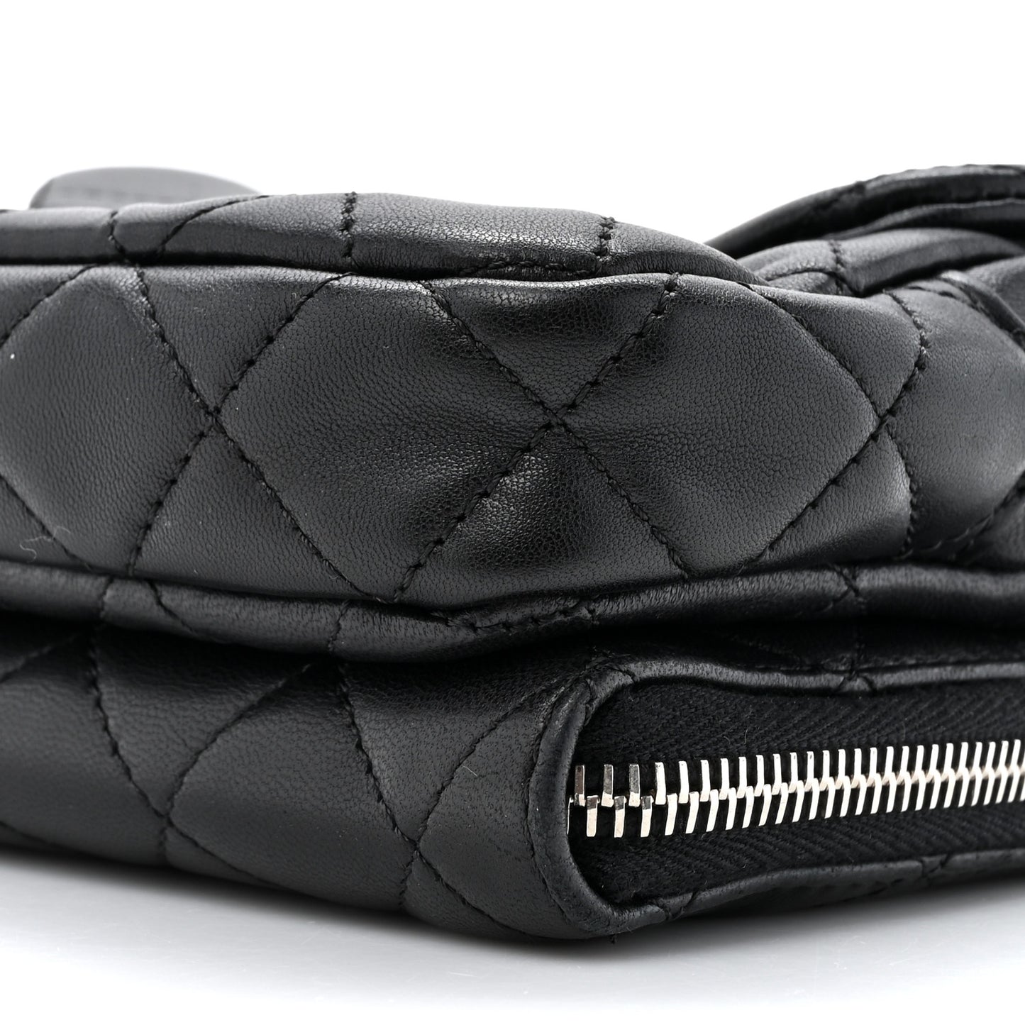 Lambskin Quilted New Mini Flap Black