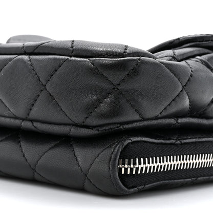 Chanel Lambskin Quilted New Mini Flap Black 10 of 14