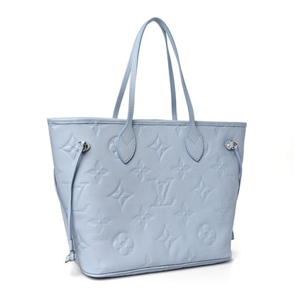 Louis Vuitton Empreinte Monogram Giant Neverfull MM Blue Hour 4 of 11
