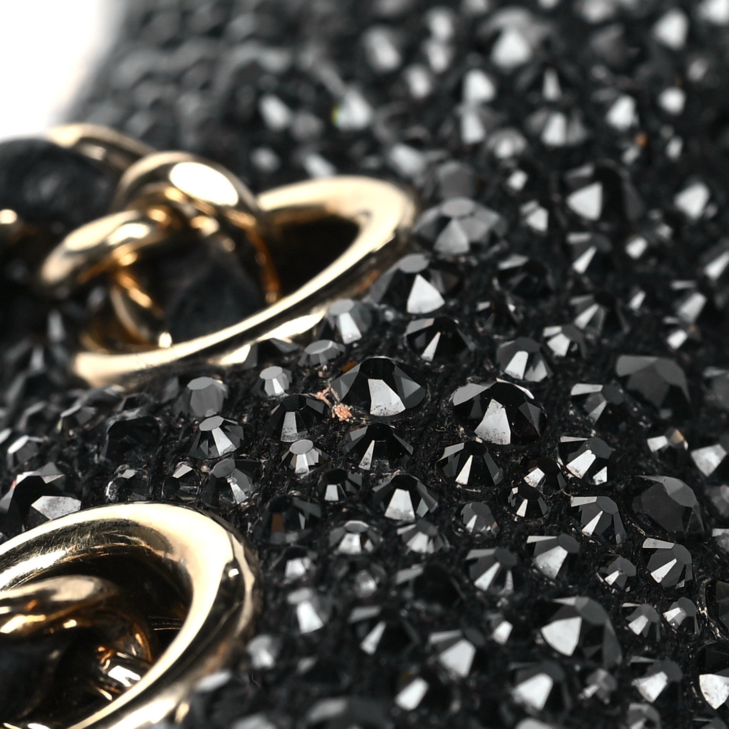 Chanel Lambskin Crystal Diamante Small Flap Black 11 of 13