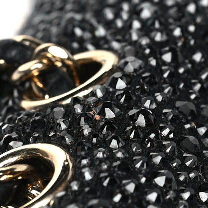 Chanel Lambskin Crystal Diamante Small Flap Black 11 of 13