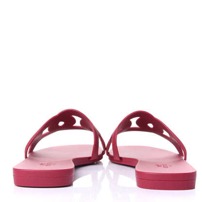 Hermes Rubber Aloha Sandals 37 Rose Baie 6 of 10