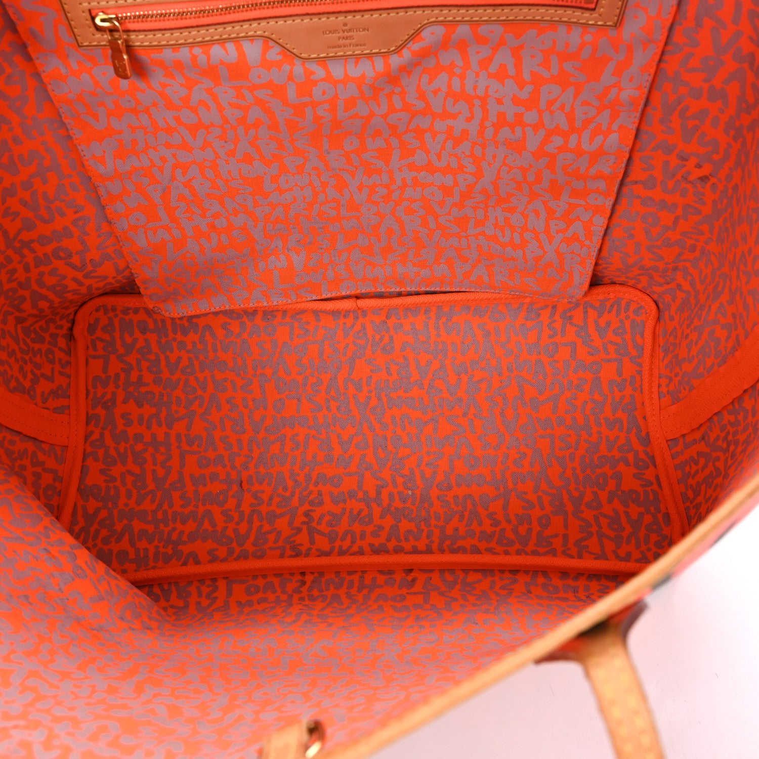 Louis Vuitton Monogram Graffiti Neverfull GM Orange 5 of 11