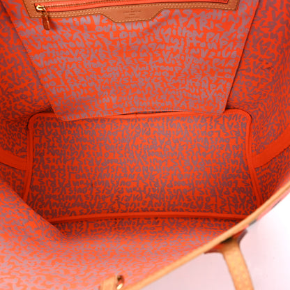 Louis Vuitton Monogram Graffiti Neverfull GM Orange 5 of 11