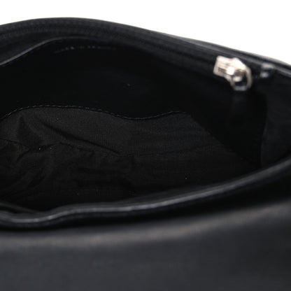 Chanel Lambskin Half Moon Wallet On Chain WOC Black 4 of 10