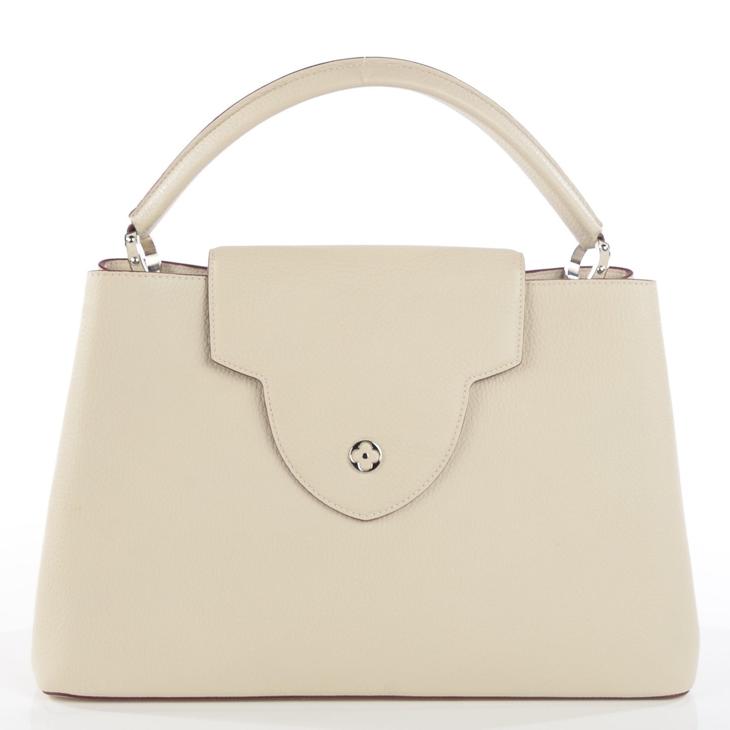 Taurillon Capucines GM Blanc Casse