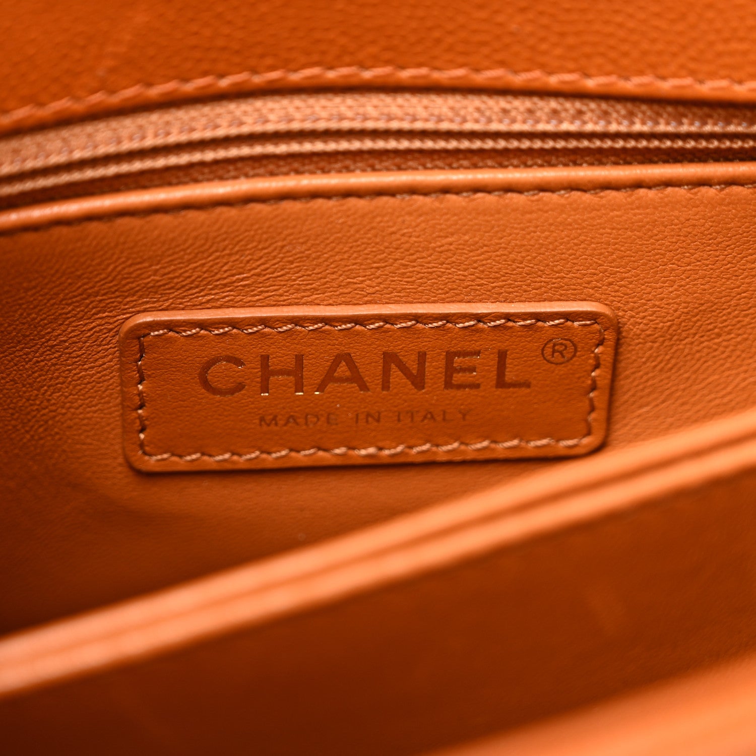 Chanel Caviar Quilted Mini Coco Handle Flap Light Brown 6 of 10