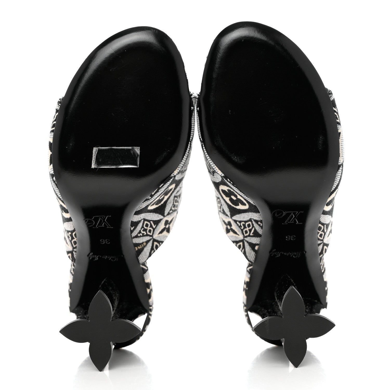Louis Vuitton Jacquard Since 1854 Silhouette Mules 36 Grey 5 of 8