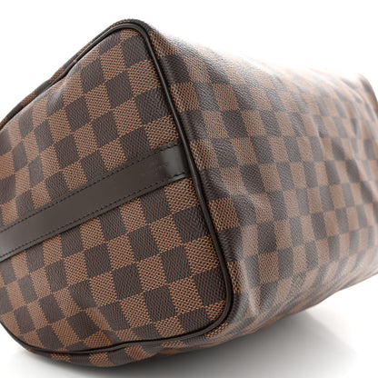 Louis Vuitton Damier Ebene Speedy Bandouliere 30 9 of 13