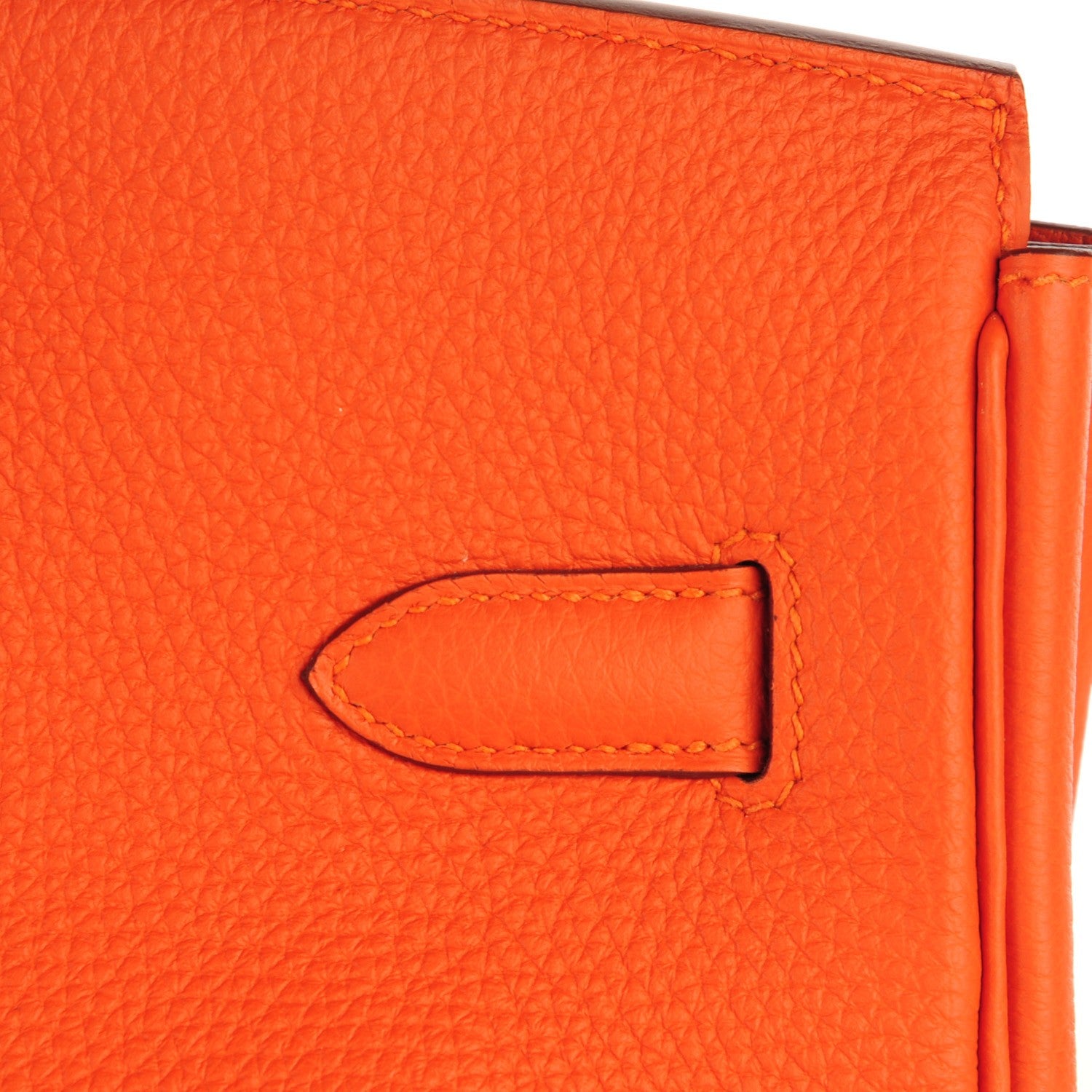 Hermes Togo Birkin 35 Feu Orange 20 of 22