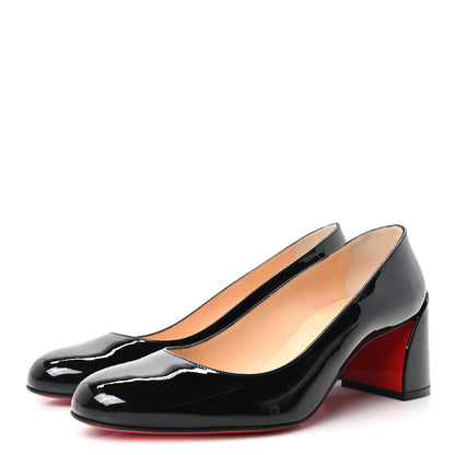 Christian Louboutin Patent Calfskin Miss Sab 55 Pumps 41 Black 4 of 9