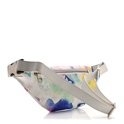 Louis Vuitton Monogram Watercolor Discovery Bumbag Multicolor 3 of 9