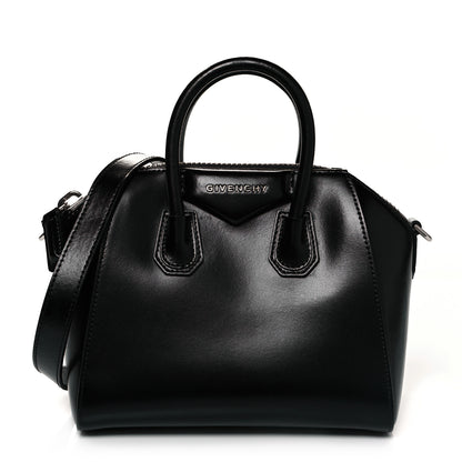 Givenchy Shiny Lord Calfskin Mini Antigona Black 1 of 12