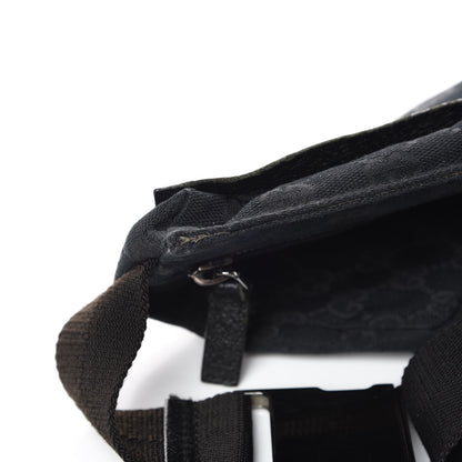 Gucci GG Monogram Double Pocket Belt Bag Black 14 of 18