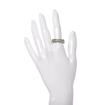 Tiffany Platinum 18K Yellow Gold Diamond Schlumberger Sixteen Stone Ring 55 7.25 2 of 7