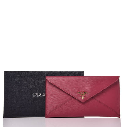Prada Vitello Move Envelope Wallet Ibisco 8 of 8