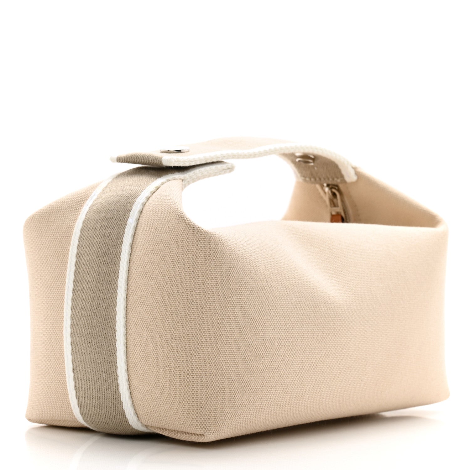 Hermes Canvas Small Bride-A-Brac Pouch Natural 3 of 6