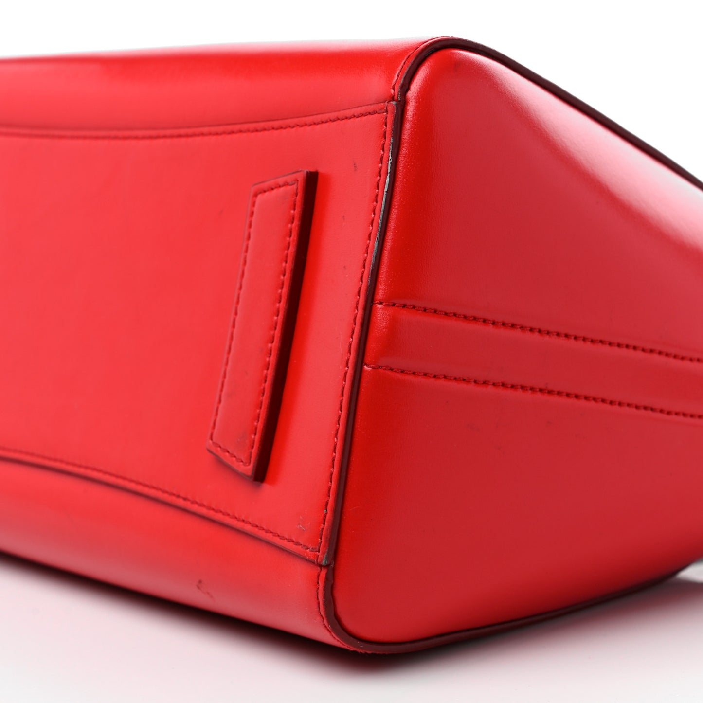 Shiny Lord Calfskin Small Antigona Medium Red