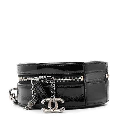Chanel Patent Round As Earth Evening Bag Black 4 of 10