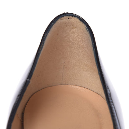 Christian Louboutin Patent Lady Peep 150 Pumps 38.5 Black 11 of 17