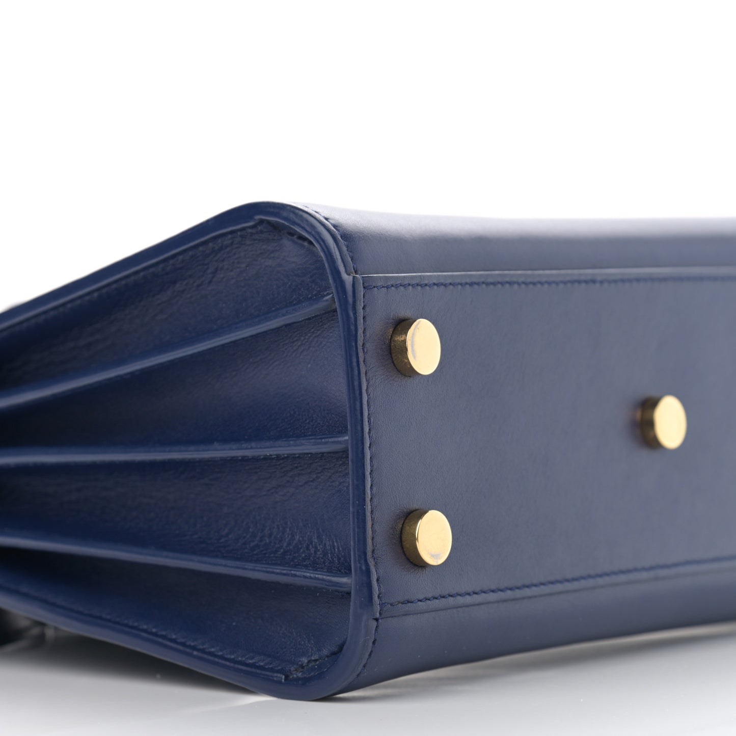 Calfskin Nano Sac De Jour Dark Blue