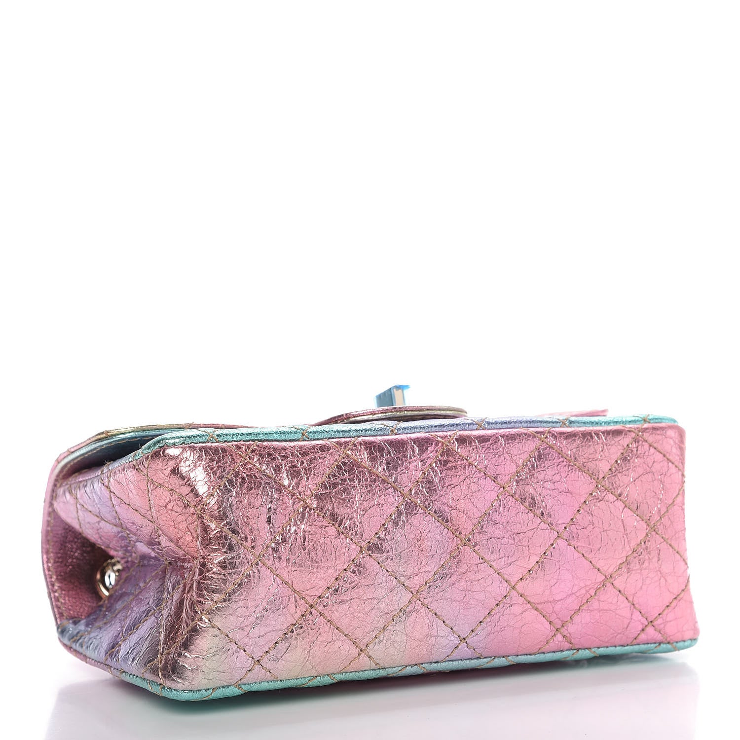 Chanel Metallic Goatskin Quilted Mini 2.55 Reissue Flap Multicolor 4 of 10
