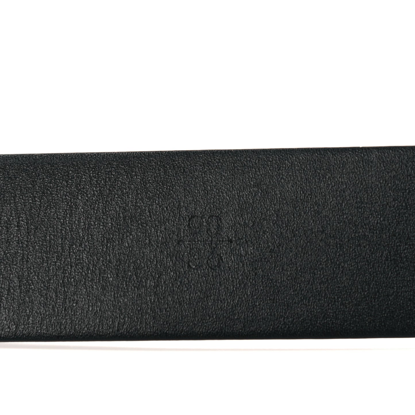 Calfskin Pearl Crystal CC Belt 90 36 Black