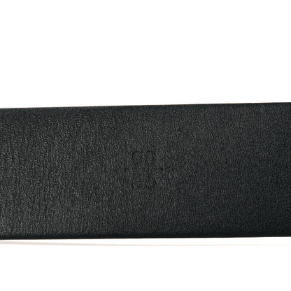 Chanel Calfskin Pearl Crystal CC Belt 90 36 Black 5 of 7