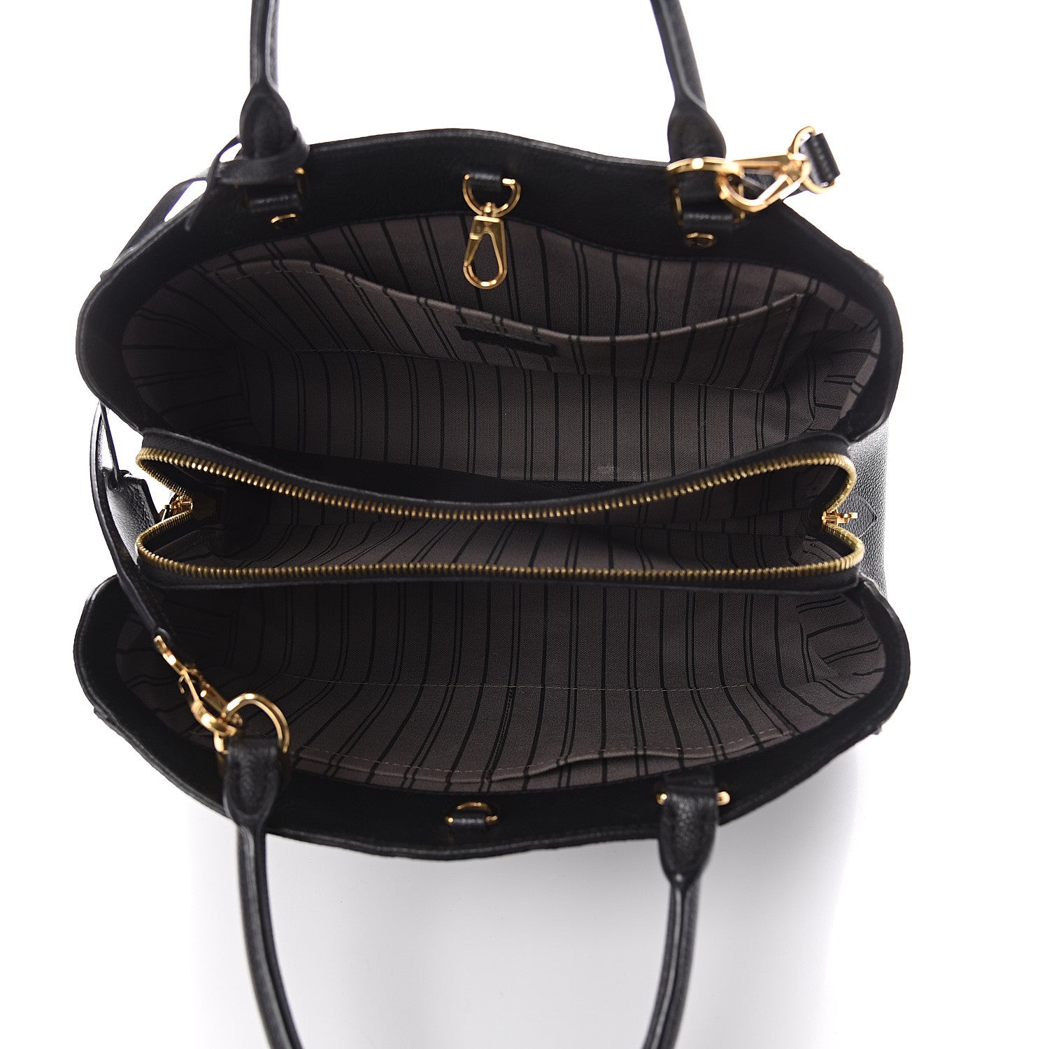 Louis Vuitton Empreinte Montaigne MM Black 4 of 8