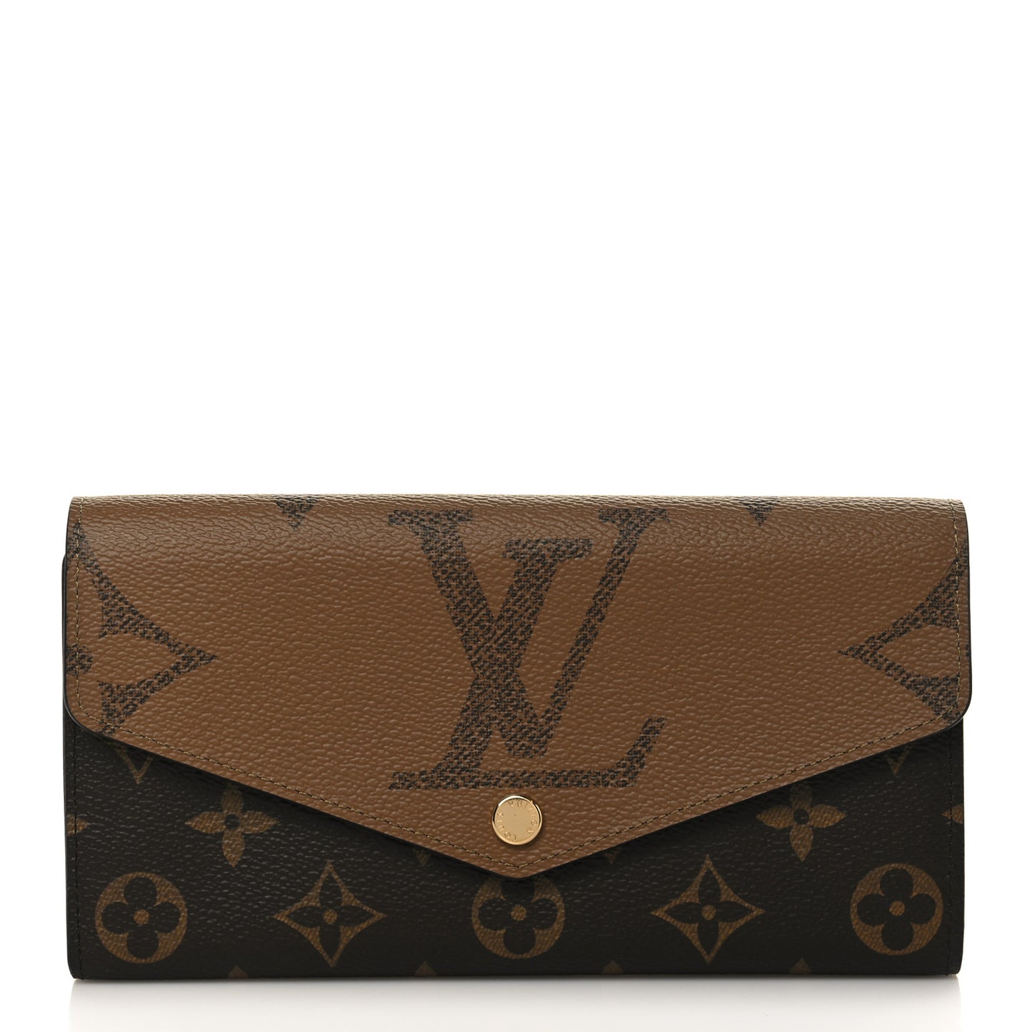 Reverse Monogram Giant Sarah Wallet