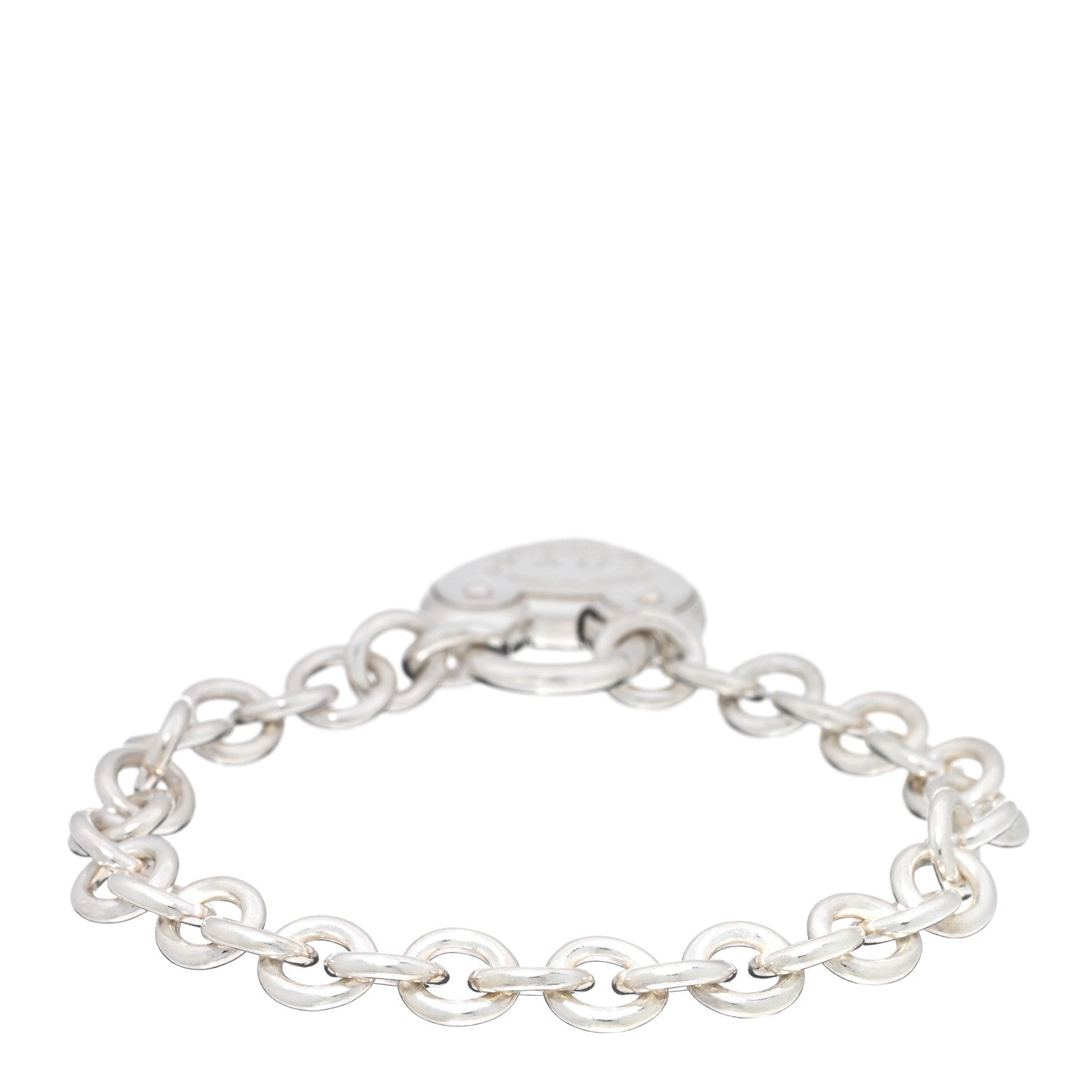 Tiffany Sterling Silver Return to Tiffany Love Lock Bracelet 2 of 4