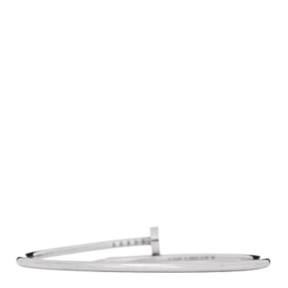 Cartier 18K White Gold Small Juste Un Clou Bracelet 18 2 of 4