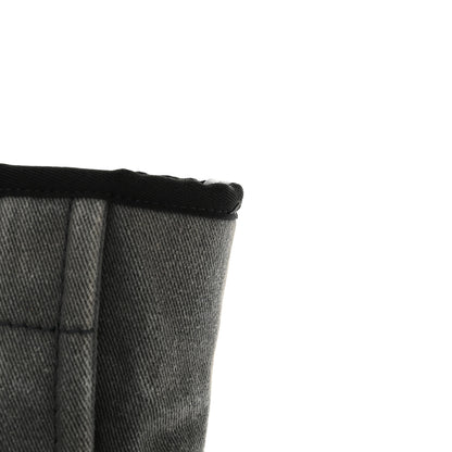 Chanel Canvas Sequin Small Deauville Tote Charcoal 14 of 14