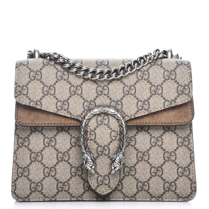 Gucci GG Supreme Monogram Mini Dionysus Shoulder Bag Taupe 1 of 9