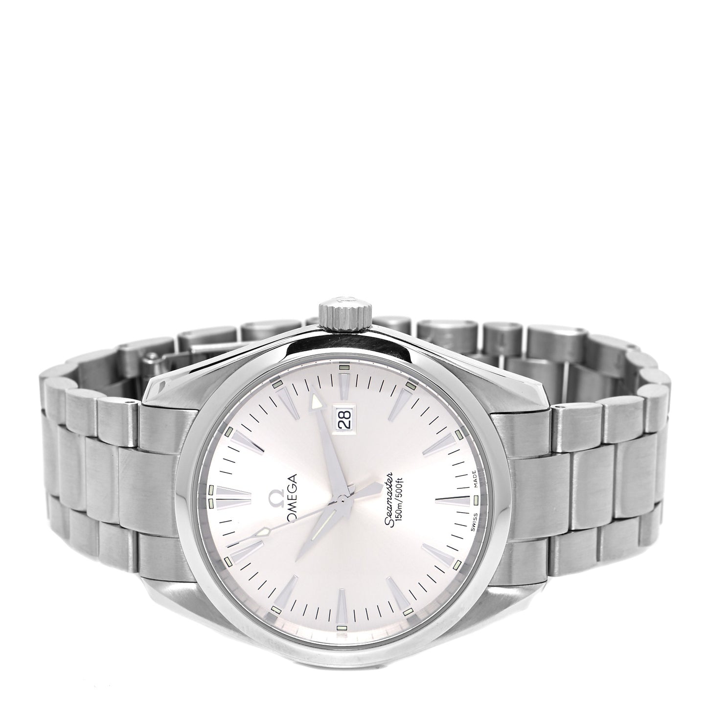 Stainless Steel 39mm Seamaster Aqua Terra Quartz Watch 2517.30