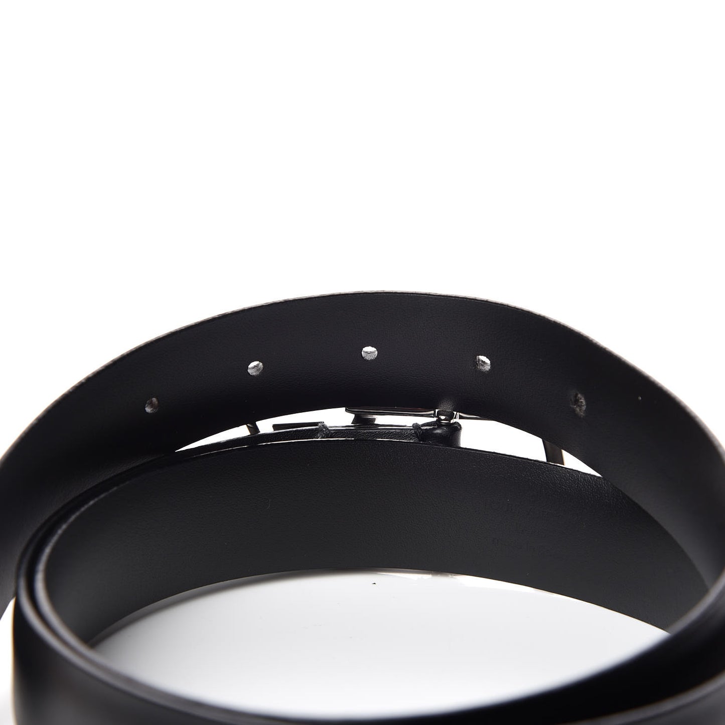 Calfskin 30mm Neogram LV Belt 90 36 Black