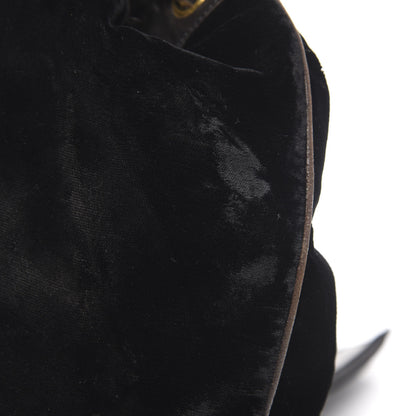Chanel Velvet Drawstring Backpack Black 13 of 13