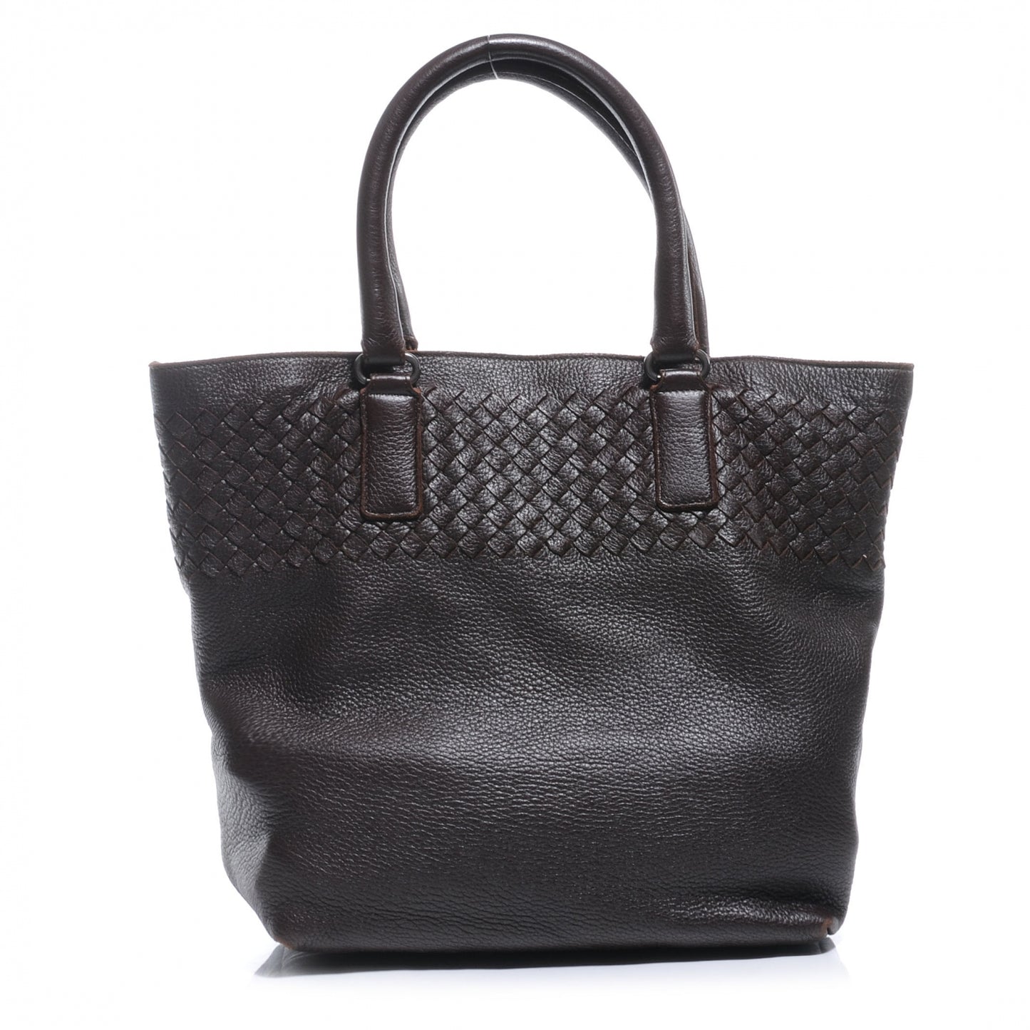 Cervo Leather Medium Tote Ebano